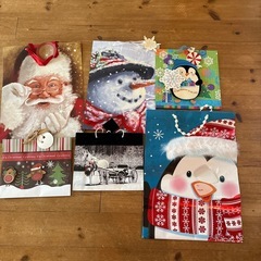 クリスマス紙袋　6枚