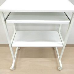 PCラック（ホワイト）【小金井市民限定】（小金井市再生家具）品番：10-01-01 ※新規優先の画像