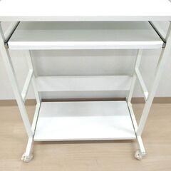 PCラック（ホワイト）【小金井市民限定】（小金井市再生家具）品番：10-01-01 ※新規優先の画像