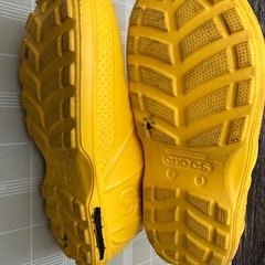 美品crocs長靴レインシューズ21cm J3 の画像
