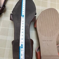 サンダルLサイズ24-24.5cmの画像
