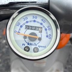 1130,.　スズキ　レッツ4 パレット FI 原付　バイク　50cc 車体　埼玉の画像
