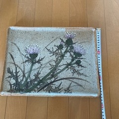 砥部焼飾り皿の画像