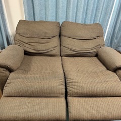 2人掛け電動ソファーの画像