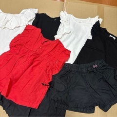 キッズ服 女の子 110-120サイズ 中古 夏服の画像