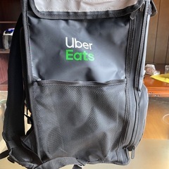 ウーバーイーツuber eats 配達用バッグ　uber eats 正規品　デリバリー リュック  仕切り付 UberEats  折り畳み 大容量　バッグ リュックサックの画像