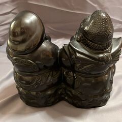 大黒天 恵比寿 置物　黒色の画像