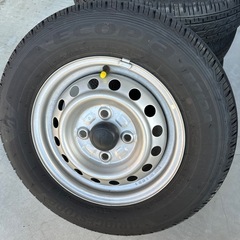 【新車取り外し】【国産タイヤ】軽トラ軽バン12インチタイヤホイール 4本セットの画像