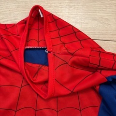 スパイダーマン　コスプレ　ハロウィン　衣装　100cm程度の画像