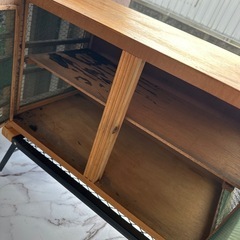 古いミニ棚　全面メッシュの画像