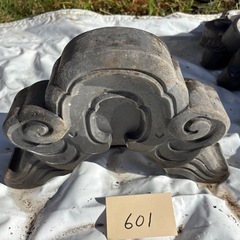 古い鬼瓦　未使用品骨董品の画像