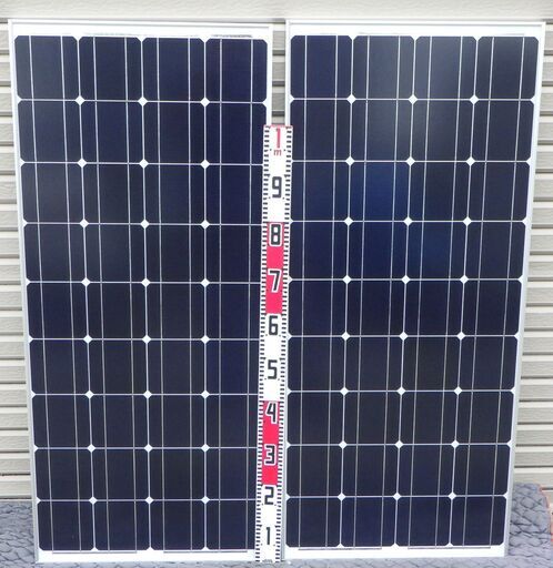 未使用 保管品 KIS ソーラーパネル 90W 17.8V GT85F 2枚 まとめ セット 太陽光 単結晶 太陽電池 モジュール