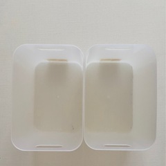 美品 無印良品 再生ポリプロピレン入りメイクボックス ４点セットの画像