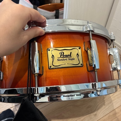 Pearl Standard Maple スネアドラム ケース付き
