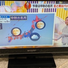 映りますSHARP AQUOS19インチテレビの画像