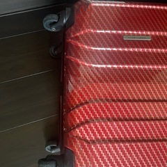 2回使った　スーツケースの画像