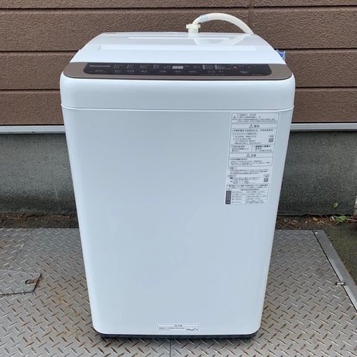 【札幌市内軒先配達無料です】2020年製　Panasonic パナソニックNA-F60PB13 洗濯機 6kg