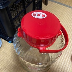 果実酒びん！大型8リットル8本中型5リットル1本計9本の画像
