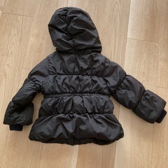 オールドネイビー　キッズ　ダウン　ジャケット　黒　ブラック　90 2歳の画像