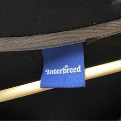 Interbreed ブラック ハーフジップスウェット　スリーフ　メンズMサイズの画像