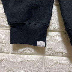 Interbreed ブラック ハーフジップスウェット　スリーフ　メンズMサイズの画像