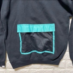 Interbreed ブラック ハーフジップスウェット　スリーフ　メンズMサイズの画像