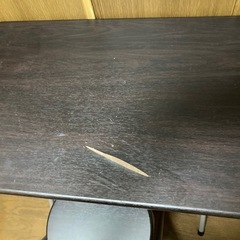 ブラウン　テーブルセットの画像