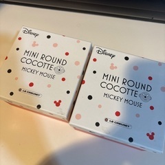 【新品未使用】ル・クルーゼ　Le Creuset ミニラウンドココット　ミッキーマウス　Mini Round Cocotte Mickey Mouse 食器　皿の画像