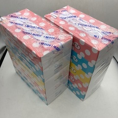 在庫ラスト！合計10箱 2パック（1パック 5箱入 200組）あぶぶabubu ふんわりやわらか ボックスティッシュ 箱ティッシュ　ココカラファインの画像