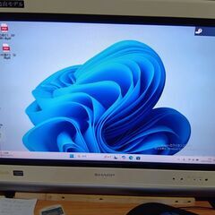 シャープ26テレビパソコンモニターとして使用ジャンクとしての画像