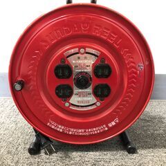 ▼ HATAYA ハタヤ SUNDAY REELサンデーリール コードリール ドラムリール S-30型 動作確認済 全体的に傷・サビあり 修繕済みの画像