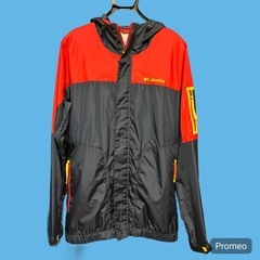 ✨美品✨Columbia ナイロンジャケット　PM3732 レッド×ネイビー　Mの画像
