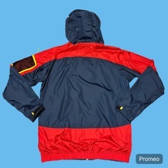 ✨美品✨Columbia ナイロンジャケット　PM3732 レッド×ネイビー　Mの画像
