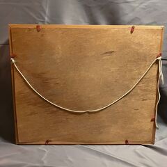 赤富士　立体画　木製フレームの画像