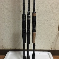ブラックバス    バスロッド　ベイトロッド まとめ売り セット売り  3本セット
 の画像