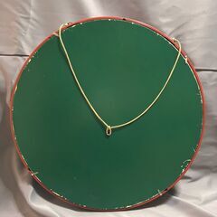 絵画　金魚　丸型木製フレームの画像
