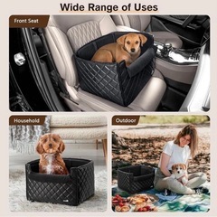 ドライブボックス ペット用カーシート 黒 ブラック 小型猫犬 新品 ペット 車用品の画像