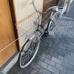 リサイクルショップどりーむ荒田店　No528 自転車　シティサイクル　２６インチ　ママチャリ　シンプルで乗りやすい♪の画像