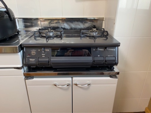 ２口ガスコンロ（グリル付き）