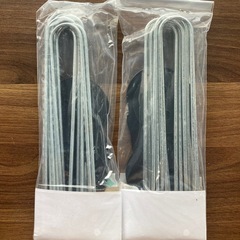 【防草シート固定ピン】100本  未使用/未開封   雑草対策の画像