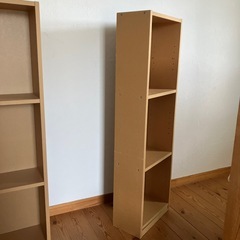 ⭕️３段ラック★本棚★訳あり２個セットの画像