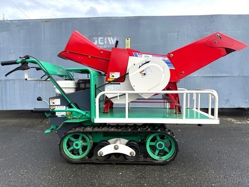 長野県　美品 ATEX アテックス CS210A農用さい断機　 自走式台車XC-210 動作OK 原則引取限定
