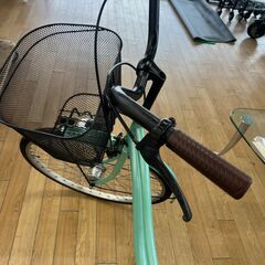 ★ジモティ割あり★  自転車 26インチ ライトグリーン クリーニング済み TK6758の画像