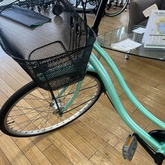 ★ジモティ割あり★  自転車 26インチ ライトグリーン クリーニング済み TK6758の画像