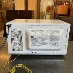 A2510-082 Haier 電子レンジ JM-17H ホワイト 2018年製  60Hz専用 中古美品 保管汚れキズ有り  の画像