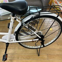 ★ジモティ割あり★  自転車 26インチ ホワイト クリーニング済み TK6759の画像