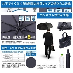 【まとめ売り】180本◆23万円相当 折りたたみ傘 自動開閉 晴雨兼用 ワンタッチ UVカット 男女兼用の画像