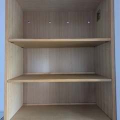 無印良品 組み合わせて使える木製収納 ハイタイプ・廃盤品の画像