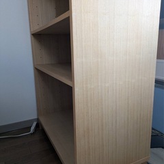 無印良品 組み合わせて使える木製収納 ハイタイプ・廃盤品の画像