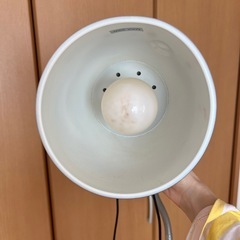 グレーのフロアランプの画像